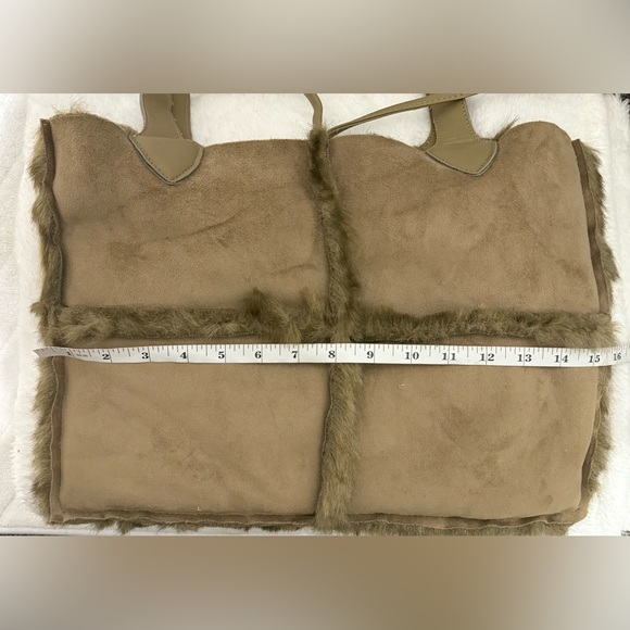 Dennis Basso Vegan Suede Tote - Picture 13 of 13